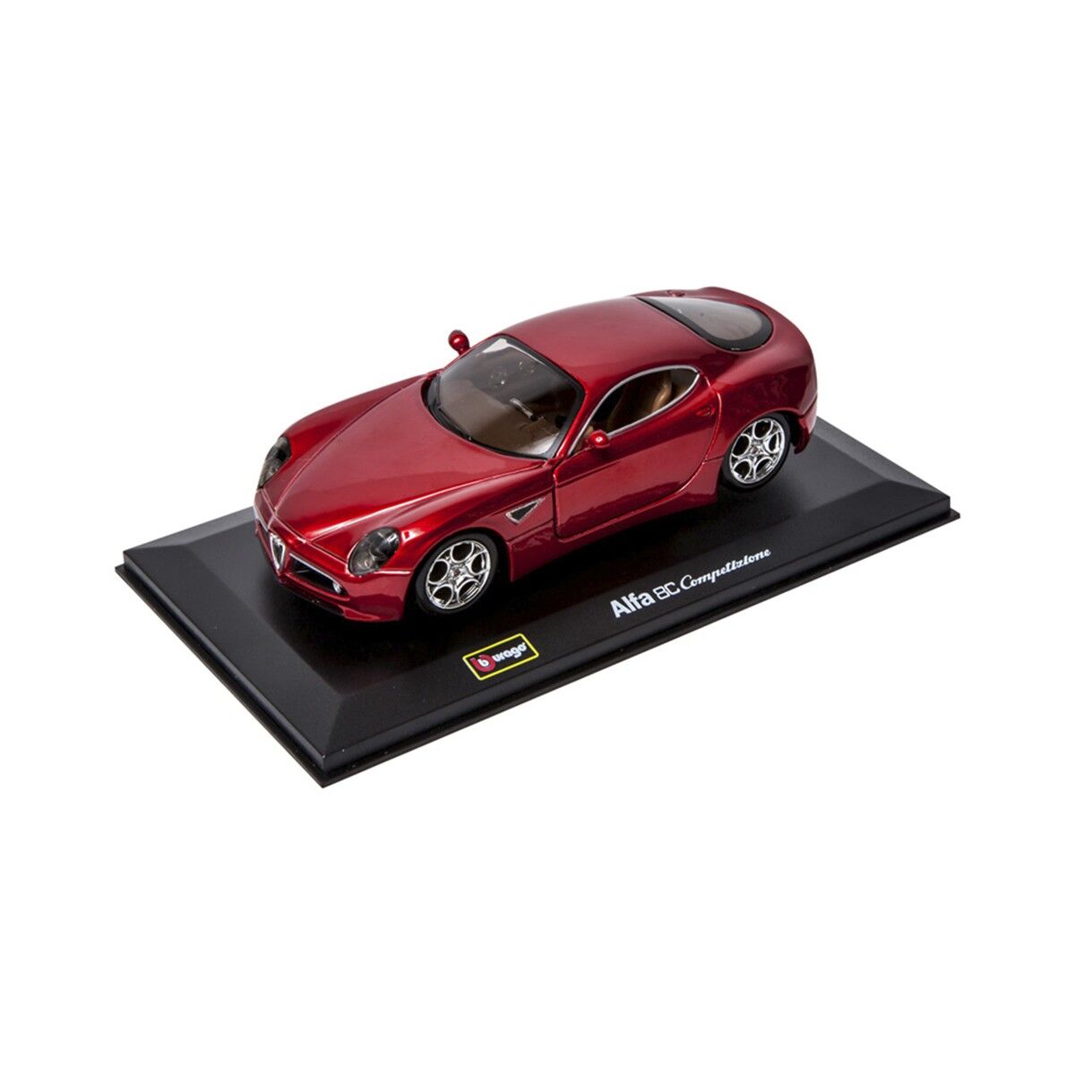 Автомодель - ALFA 8C COMPETIZIONE (2007) (червоний металік, 1:32)
