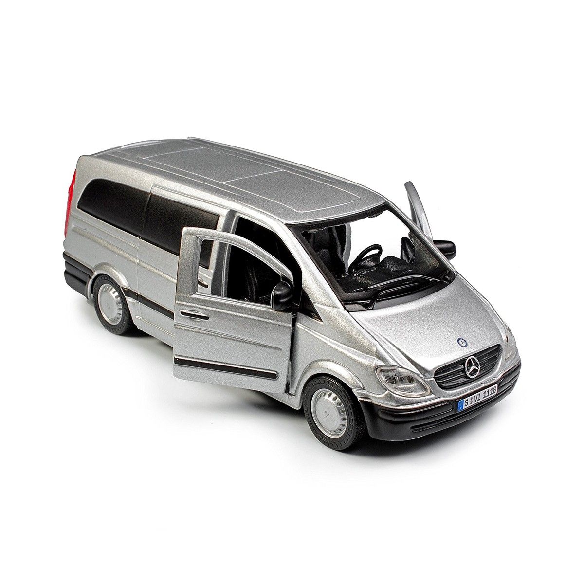 Автомодель - MERCEDES-BENZ VITO (асорті сріблястий, чорний1:32)