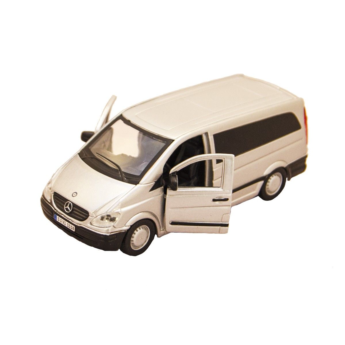 Автомодель - MERCEDES-BENZ VITO (асорті сріблястий, чорний1:32)