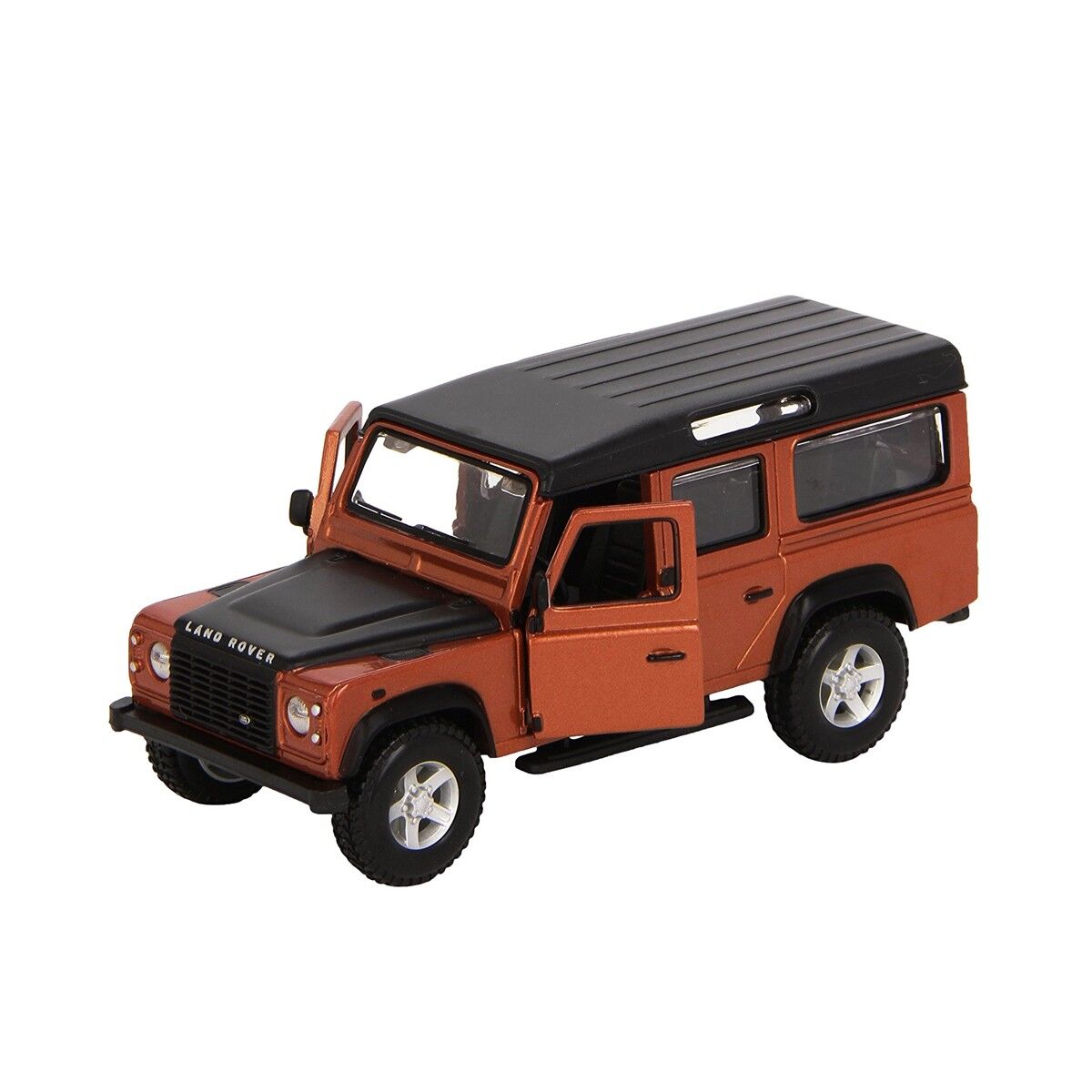 Автомодель - LAND ROVER DEFENDER 110 (асорті зелений, білий, помаранчевий металік 1:32)