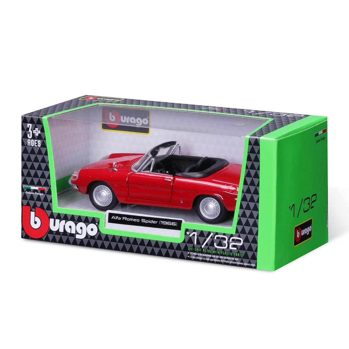 Автомодель – ALFA ROMEO SPIDER 1966 (1:32)