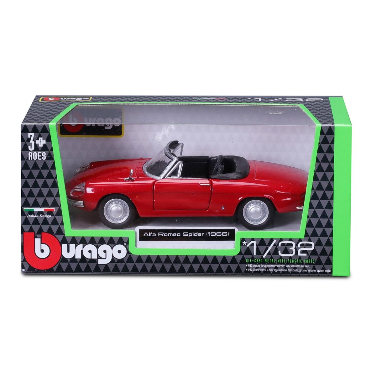 Автомодель – ALFA ROMEO SPIDER 1966 (1:32)