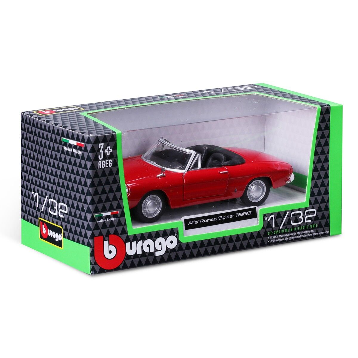 Автомодель – ALFA ROMEO SPIDER 1966 (1:32)