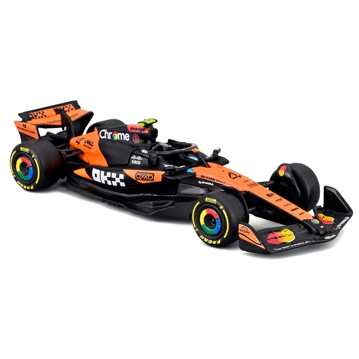 Автомодель - MCLAREN F1 MCL39 (2025) (1:64)