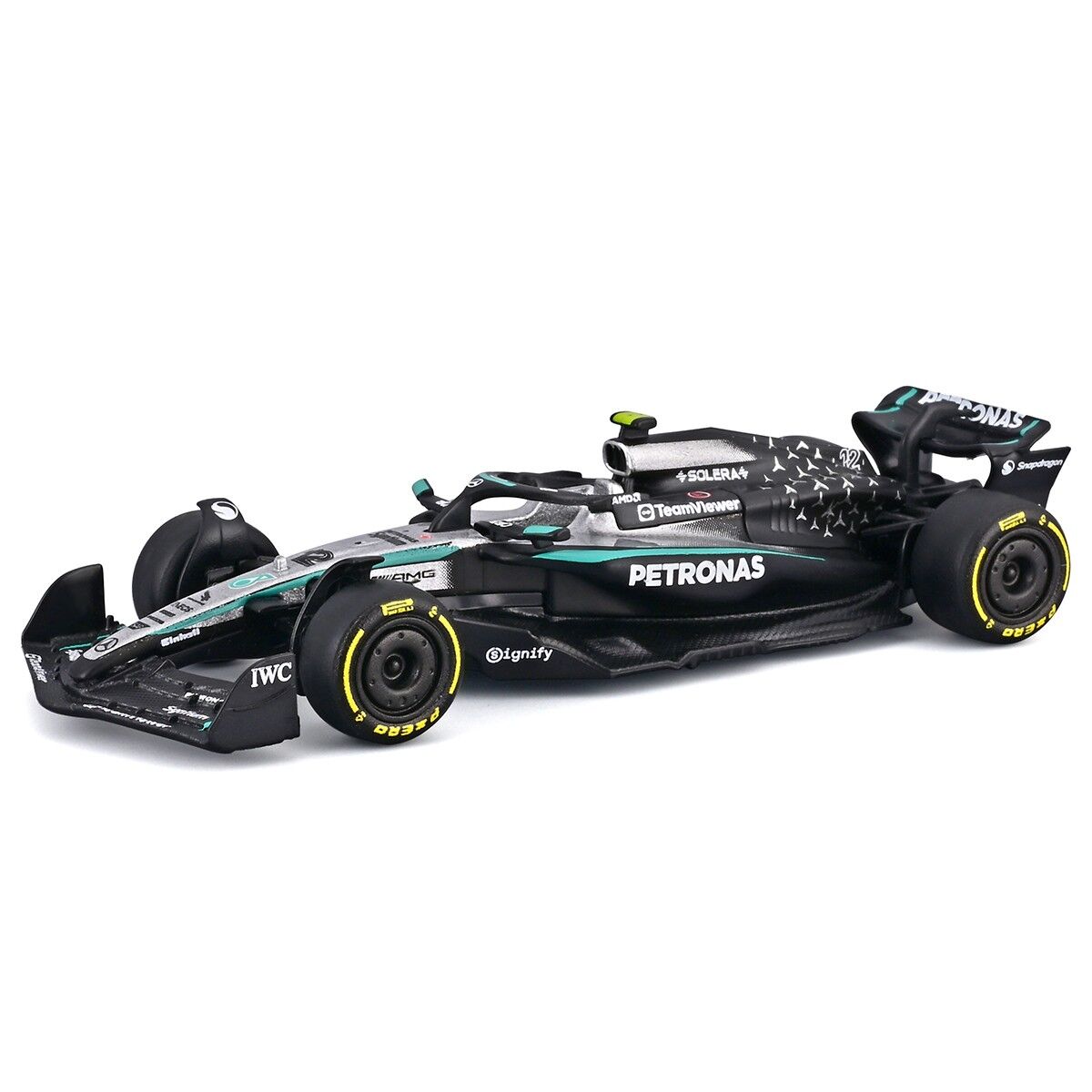 Автомодель - MERCEDES-AMG F1 W16 (2025) (1:64)