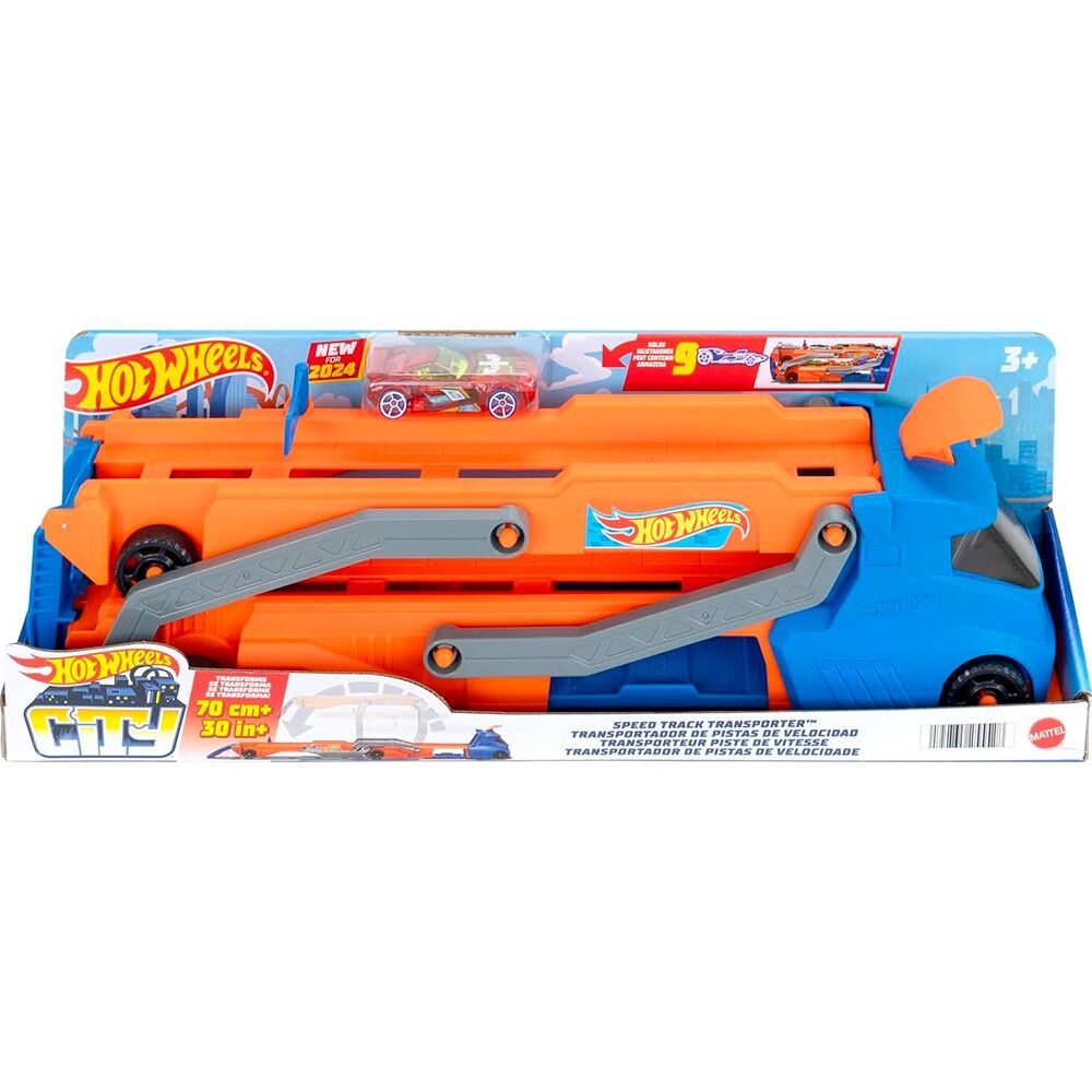 Вантажівка Hot Wheels Блискавичний автотранспортер HYT83