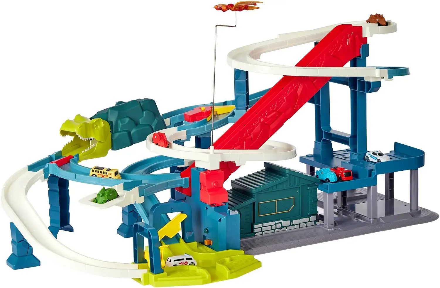 Ігровий набір ZIPP Toys Dino автотрек-міська розв’язка електричний