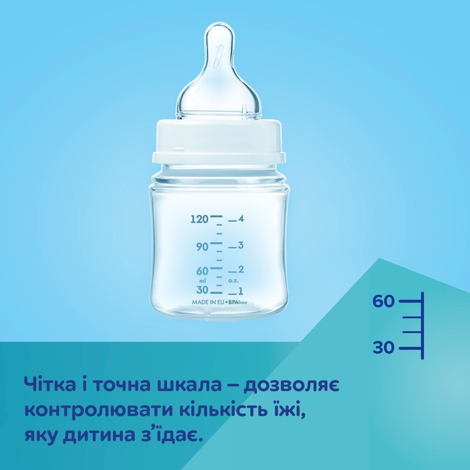 Cb Пляшка антиколікова з широким отвором та ручками 300мл PPEasystart BonjourParis рожева