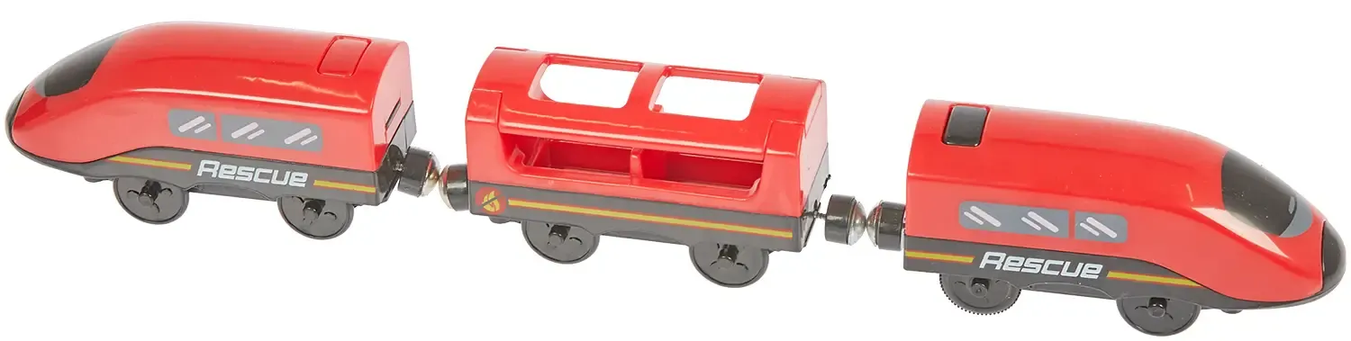 Ігровий набір ZIPP Toys "Міський експрес" 92 деталі. Червоний