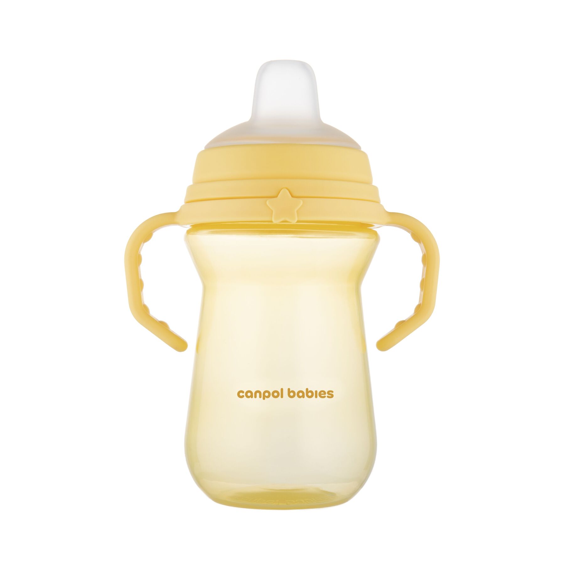Canpol babies Кружка тренувальна з силіконовим носиком FirstCup 250 мл - жовта