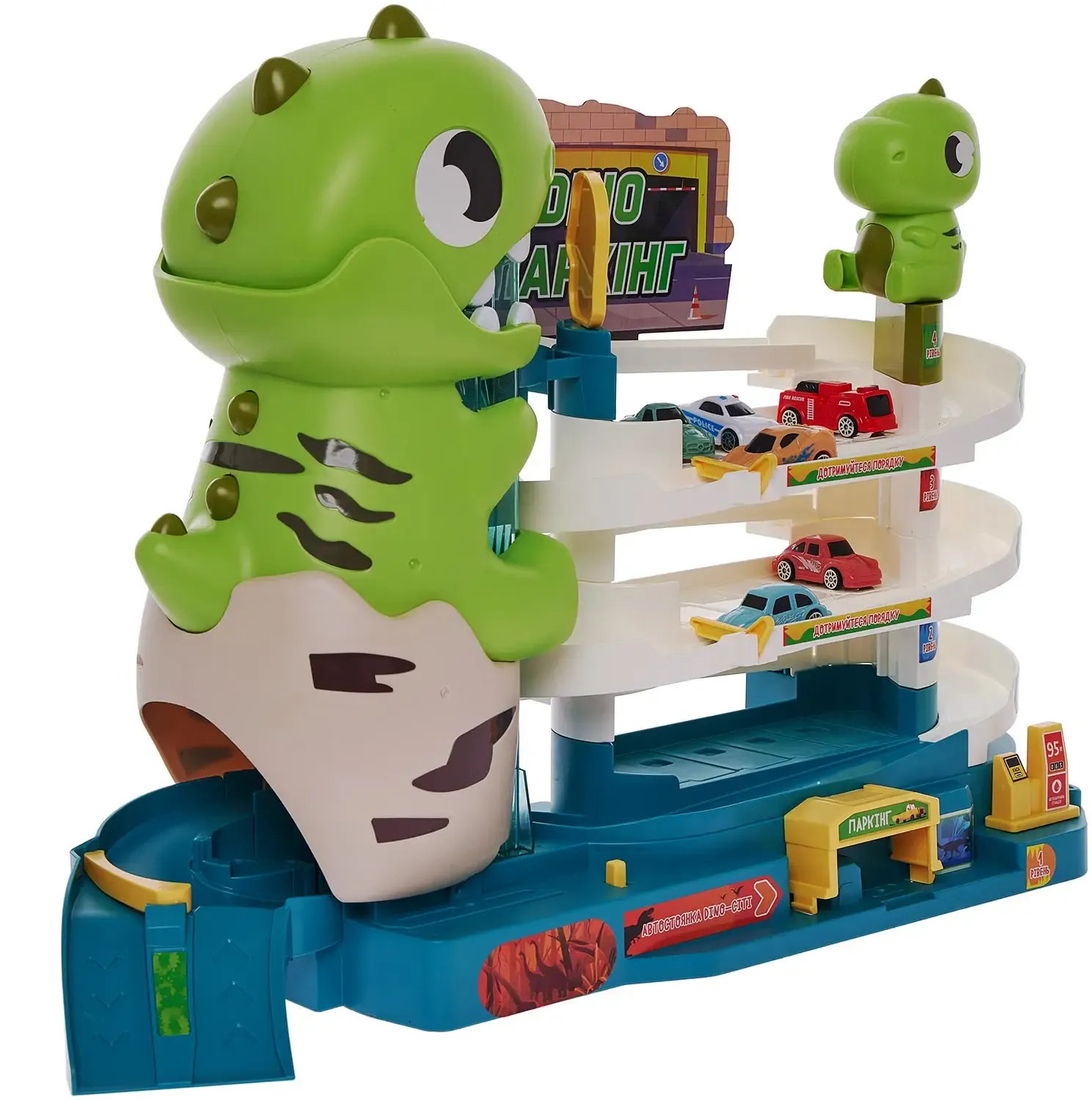 Ігровий набір ZIPP Toys Dino паркінг електричний