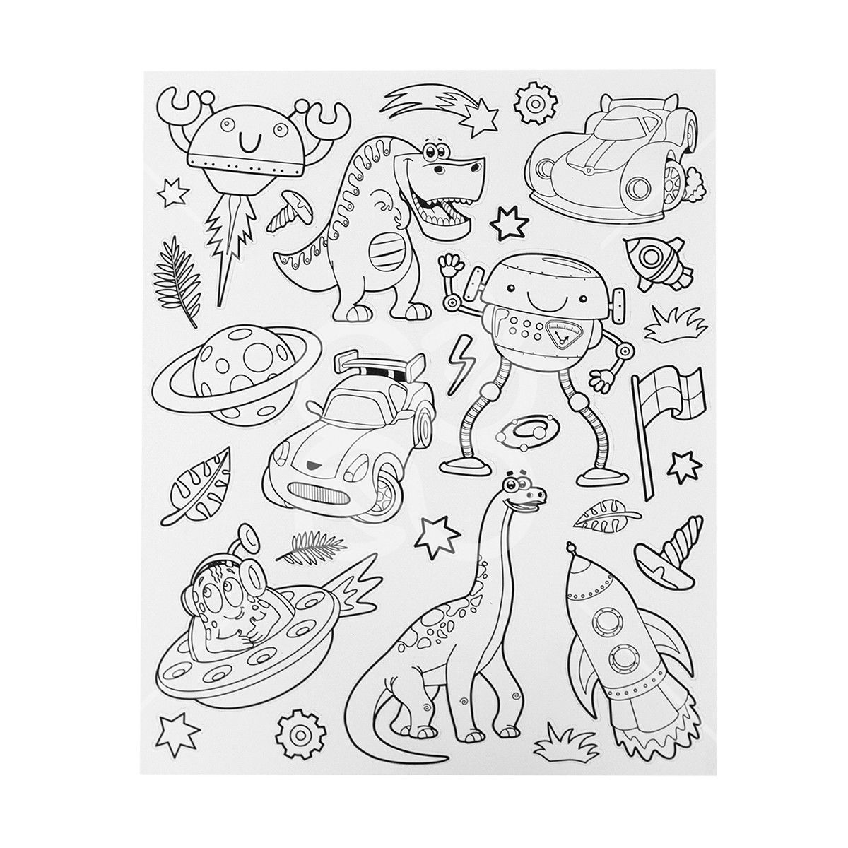 Ароматний набір для творчості серії «Clean Colouring» – ЗАХОПЛЮЮЧІ ПРИГОДИ (розмальовки, маркери, наліпки)