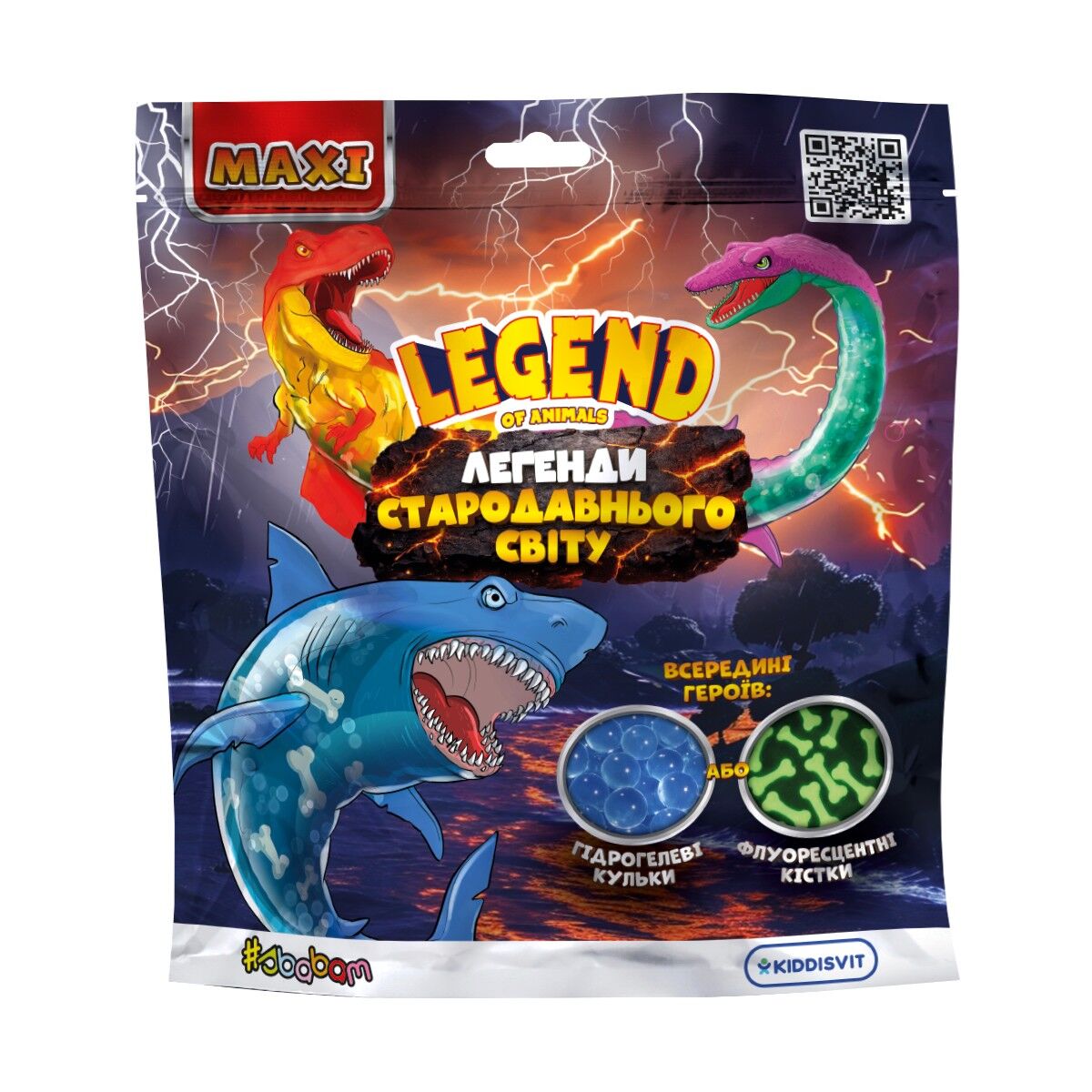 Стретч-іграшка у вигляді тварини серії "LEGEND OF ANIMALS МАКСІ" – ЛЕГЕНДИ СТАРОДАВНЬОГО СВІТУ (у диспл.)