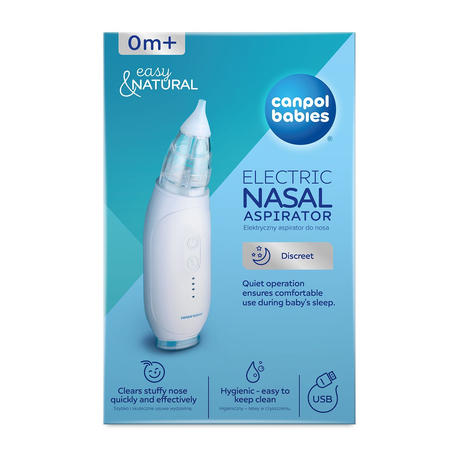 Canpol babies Аспіратор для носа електричний Easy Natural