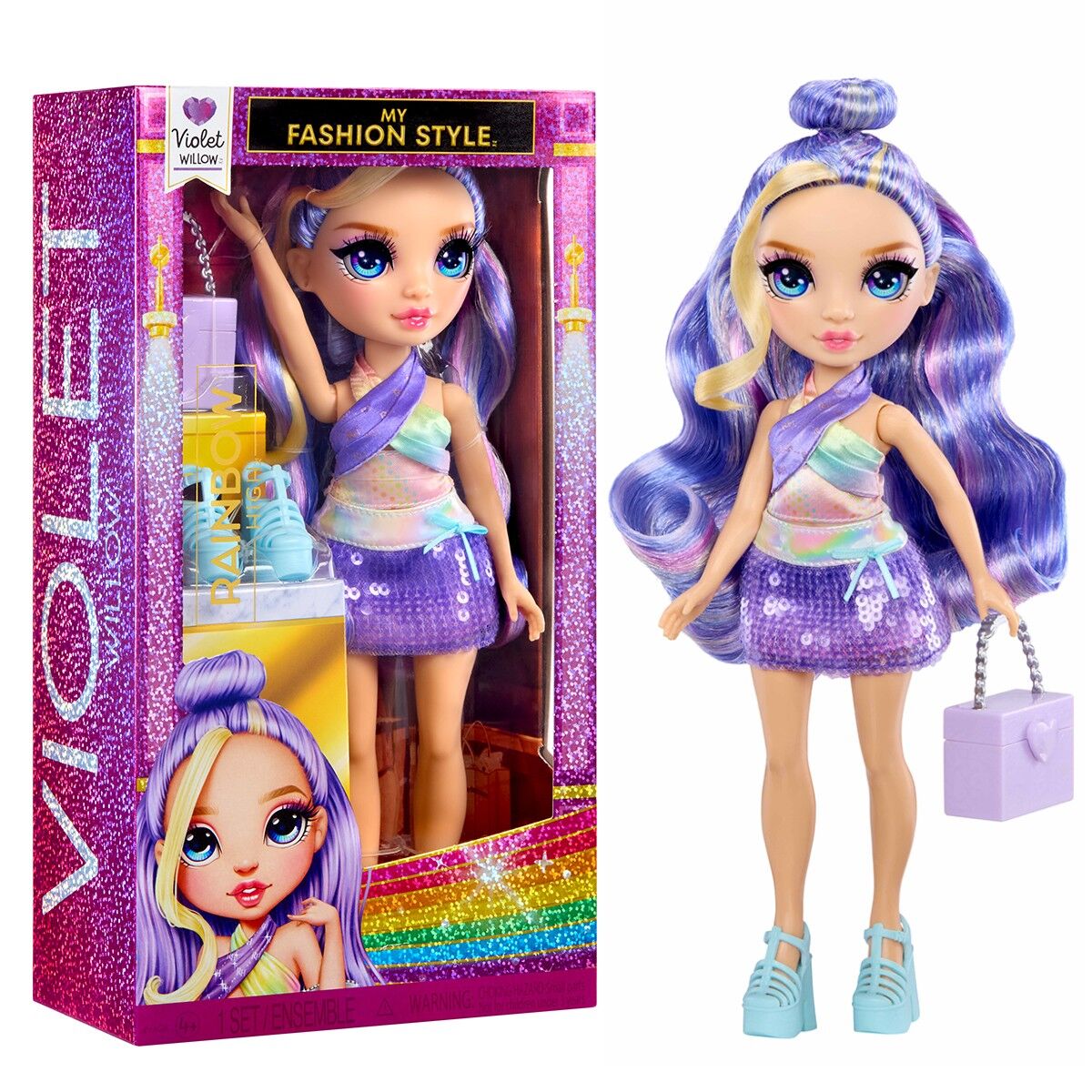 Лялька RAINBOW HIGH серії “My Fashion Style” — ВІОЛЕТТА (з аксес)