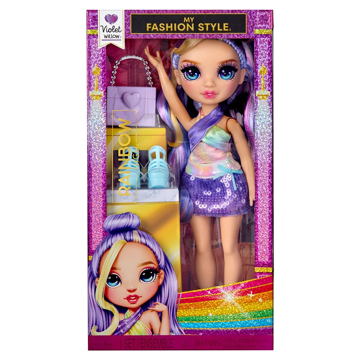 Лялька RAINBOW HIGH серії “My Fashion Style” — ВІОЛЕТТА (з аксес)