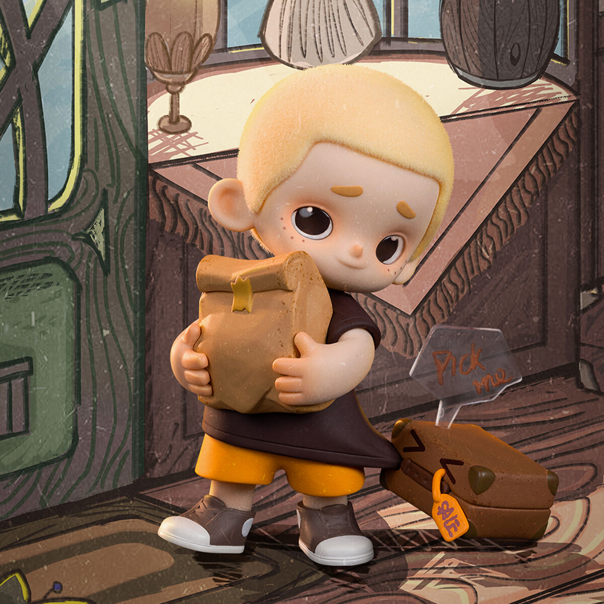 Колекційна іграшка POP TOP 52Toys серії "NOOK" - ВІНТАЖНА КРАМНИЦЯ (у дисп., в ас.)