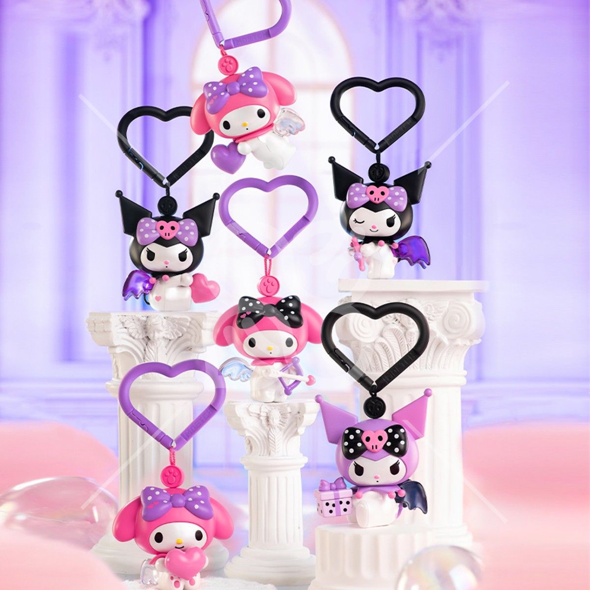 Механічна іграшка-сюрприз POP TOP KUROMI & MY MELODY – МИЛІ КРИЛЬЦЯ (в ас.)