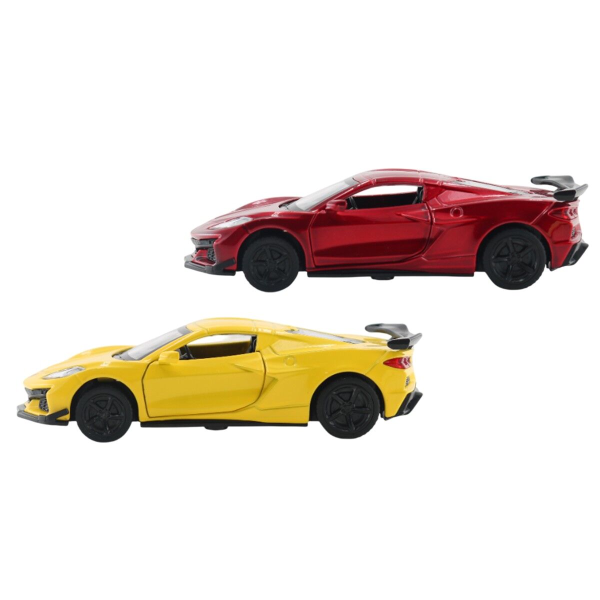 Автомодель – CHEVROLET CORVETTE C8 Z06 2024 (жовтий, червоний)