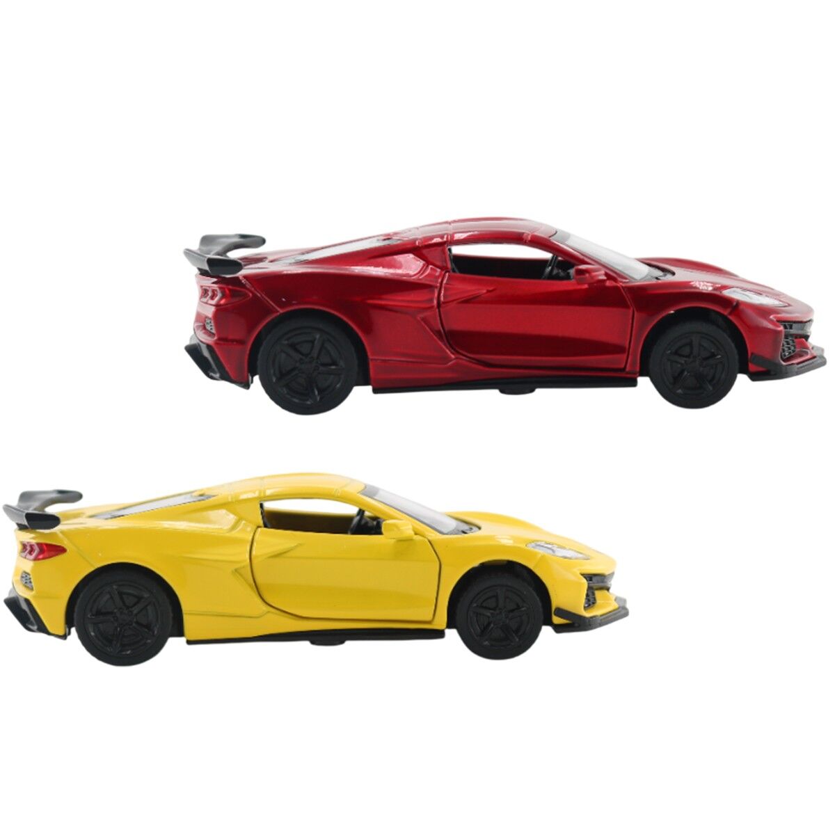 Автомодель – CHEVROLET CORVETTE C8 Z06 2024 (жовтий, червоний)