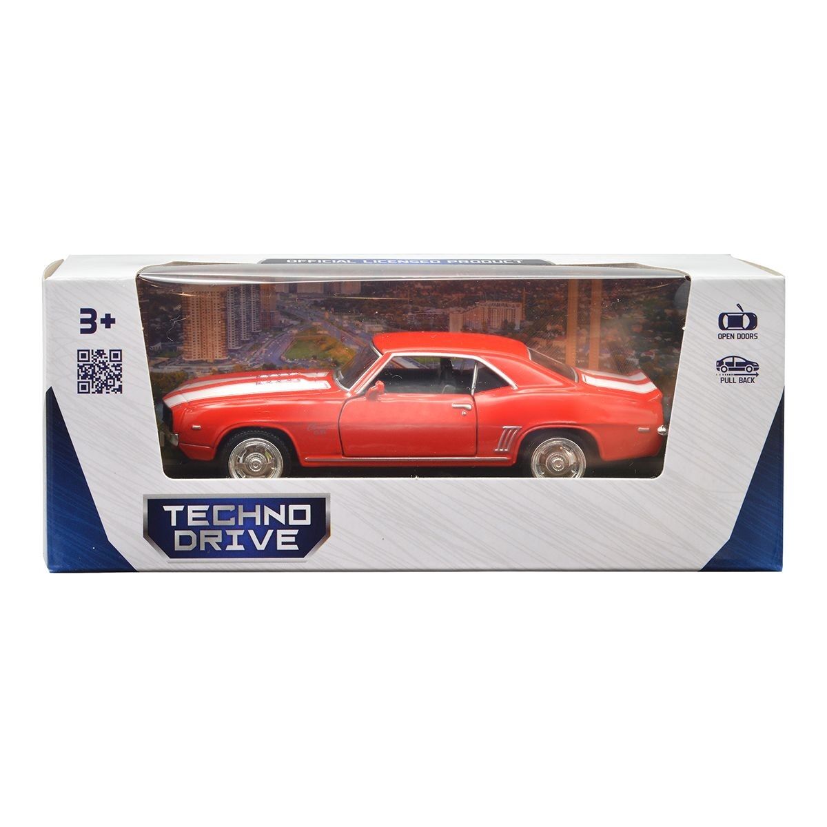 Автомодель - CHEVROLET CAMARO 1969 (червоний)
