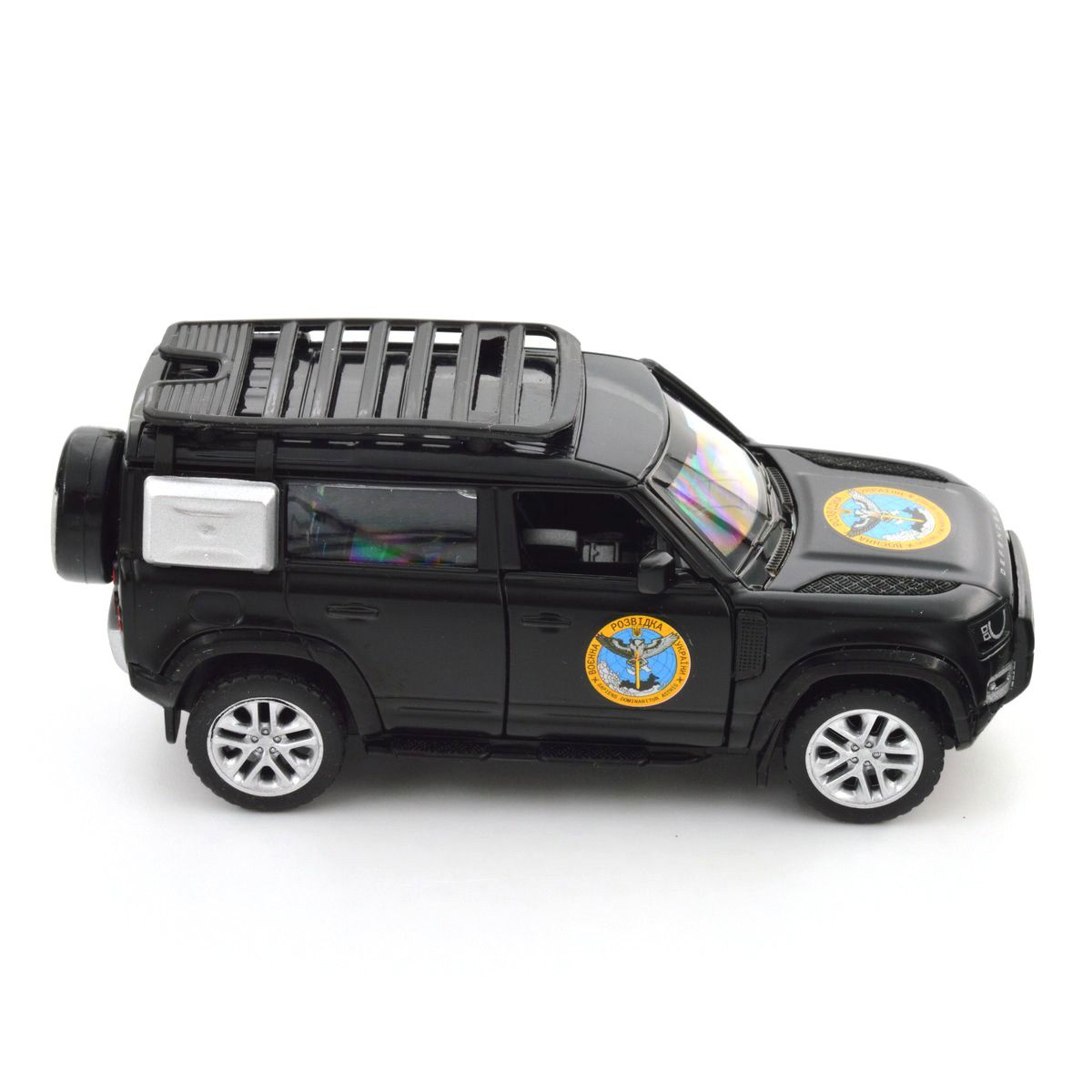 Автомодель серії "Шеврони Героїв" - LAND ROVER DEFENDER 110 - "ГУР МО"