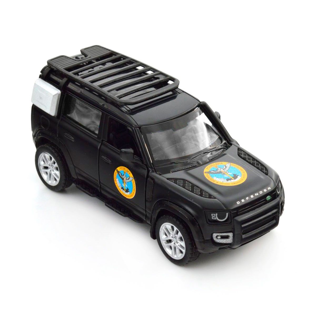 Автомодель серії "Шеврони Героїв" - LAND ROVER DEFENDER 110 - "ГУР МО"