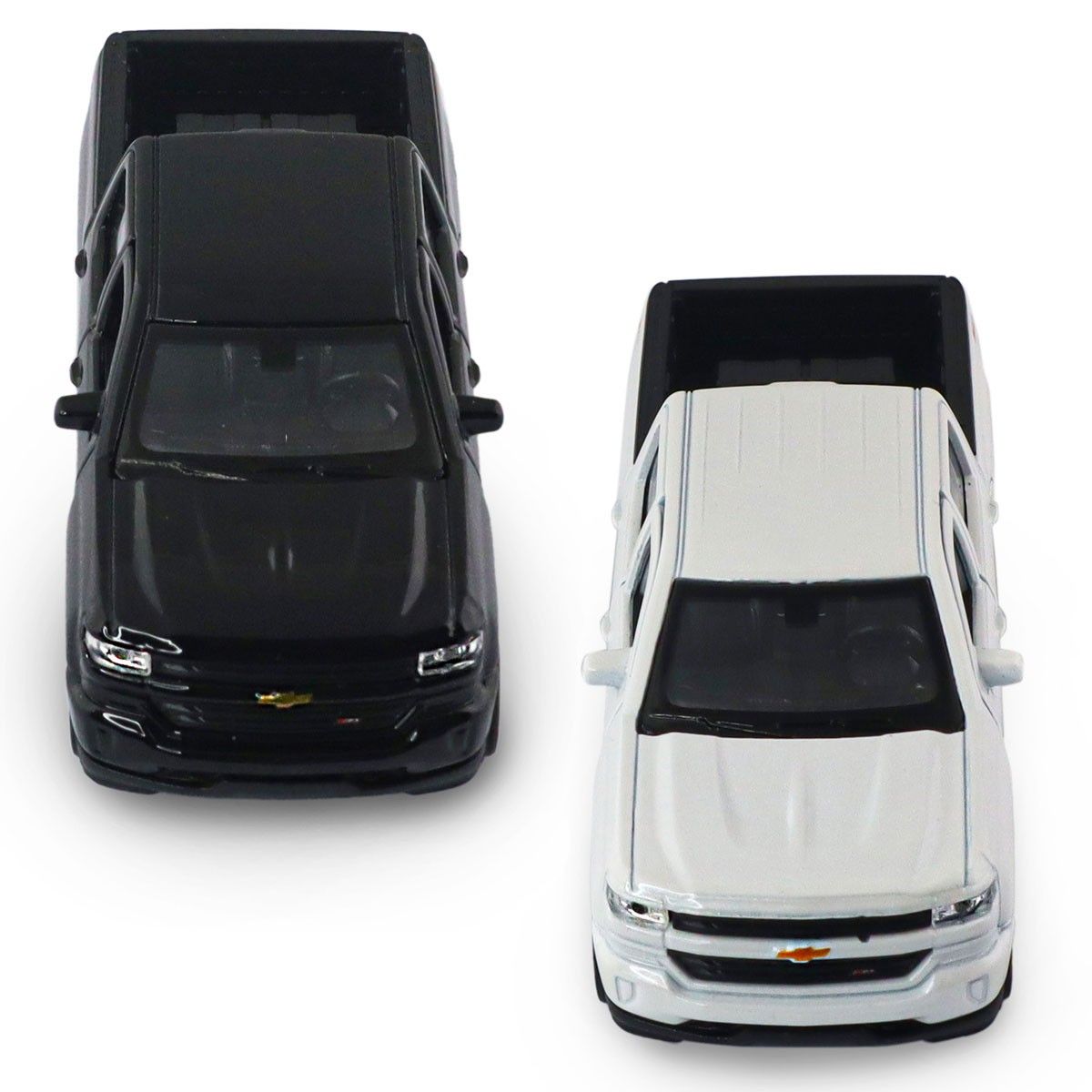 Автомодель - CHEVROLET SILVERADO 2017 (перламутрово-білий, чорний)