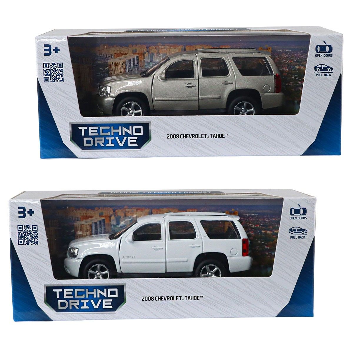 Автомодель - CHEVROLET TAHOE 2008 (білий, сірий)