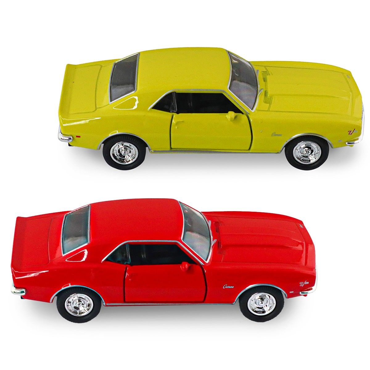 Автомодель - CHEVROLET CAMARO Z28 1968 (червоний, жовтий)