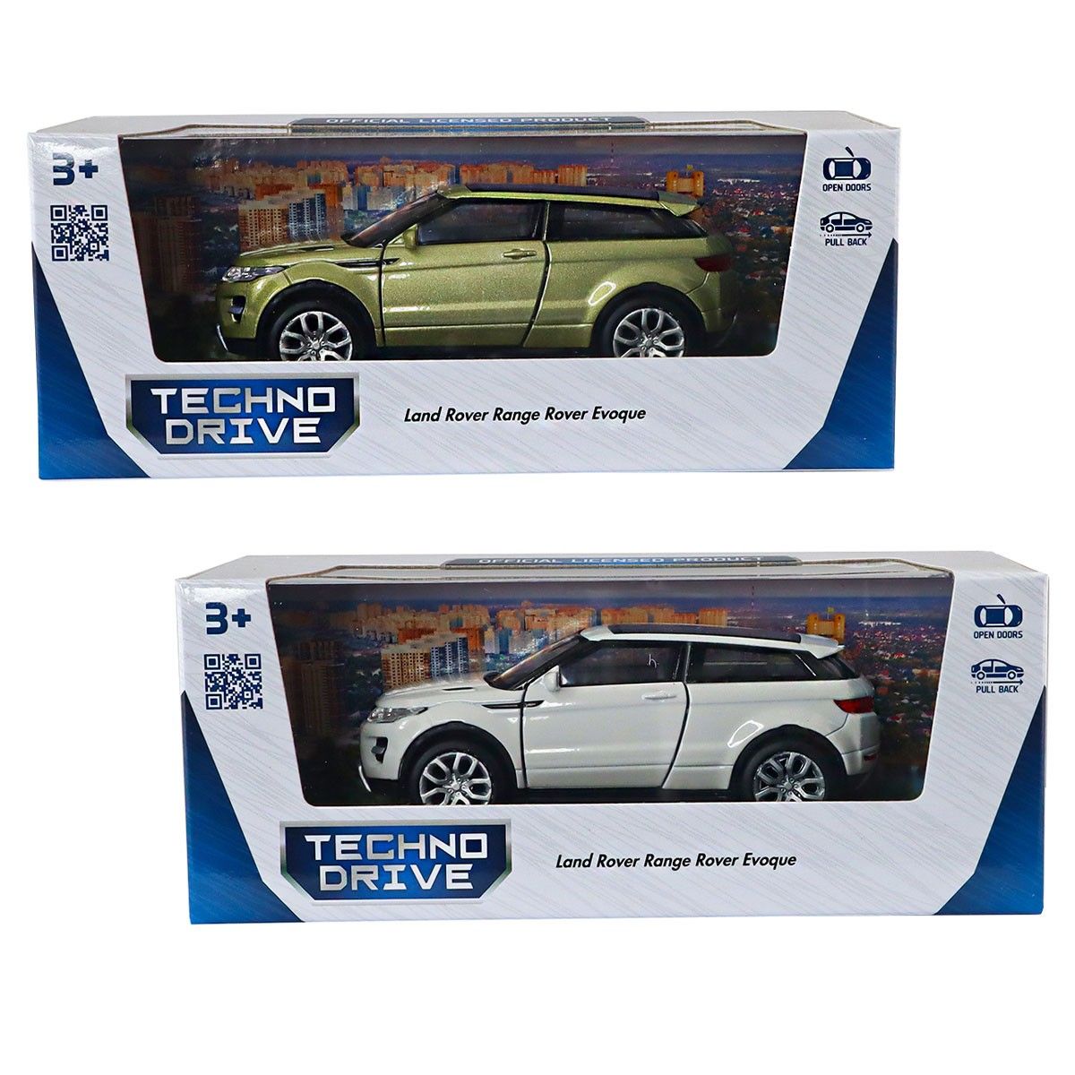 Автомодель - LAND ROVER RANGE ROVER EVOQUE (білий, зелений)
