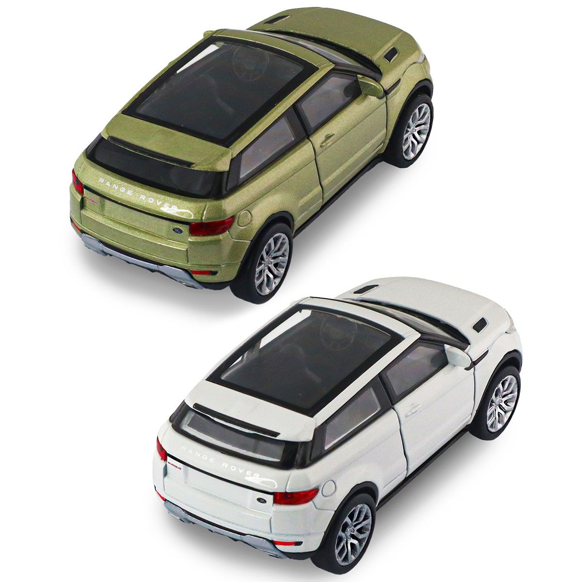 Автомодель - LAND ROVER RANGE ROVER EVOQUE (білий, зелений)