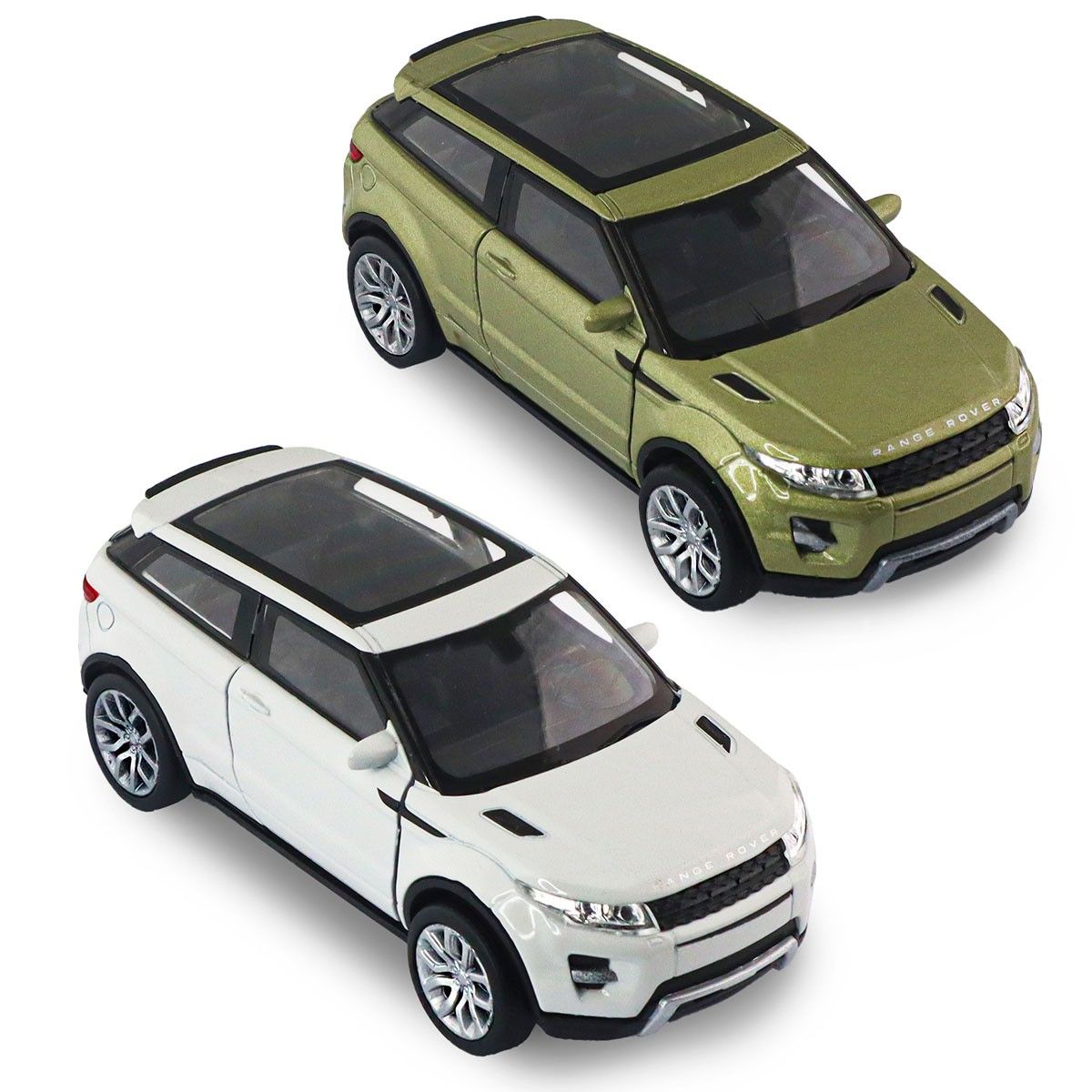 Автомодель - LAND ROVER RANGE ROVER EVOQUE (білий, зелений)