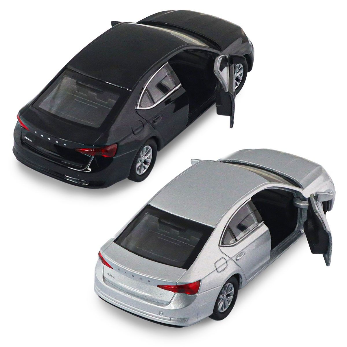Автомодель - SKODA OCTAVIA (чорний, сріблястий)