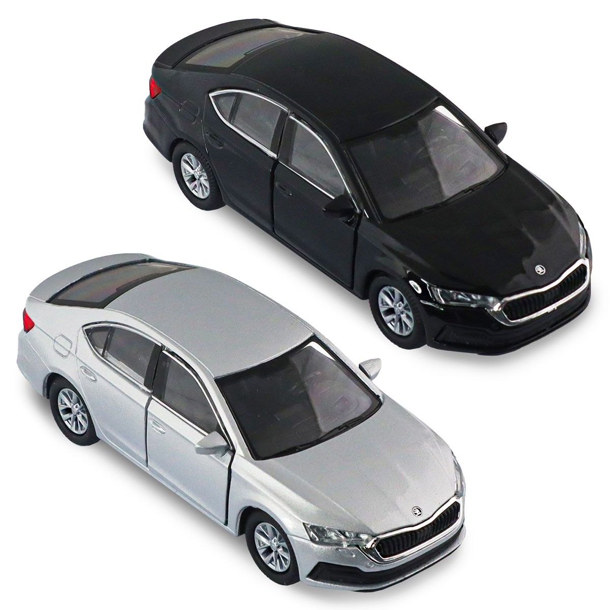 Автомодель - SKODA OCTAVIA (чорний, сріблястий)