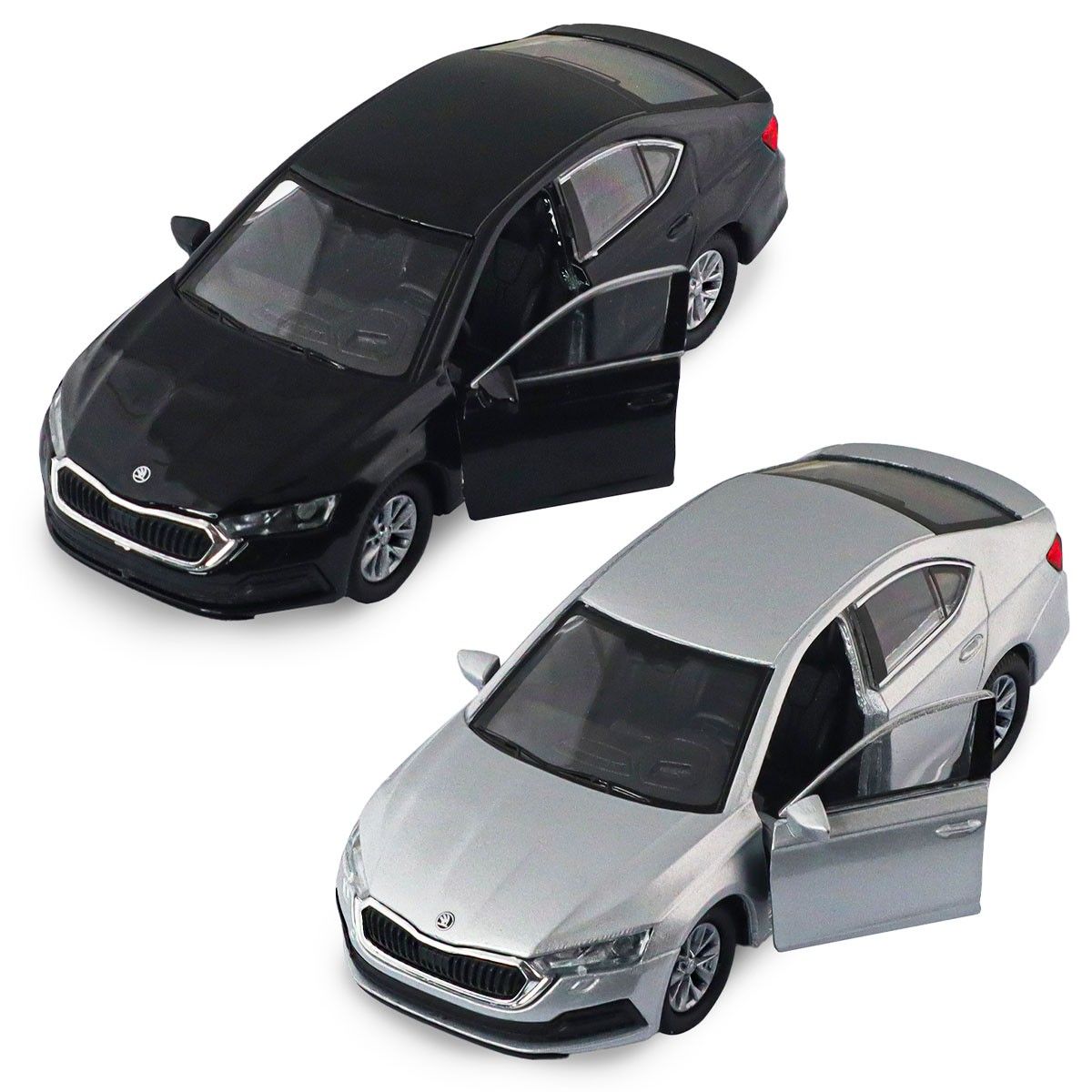 Автомодель - SKODA OCTAVIA (чорний, сріблястий)