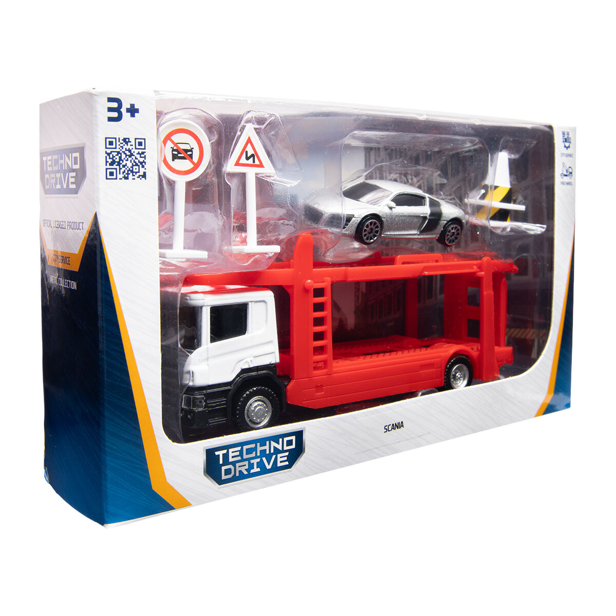 Ігровий набір – АВТОПЕРЕВІЗНИК SCANIA (автоперевізник, машина, аксес.)