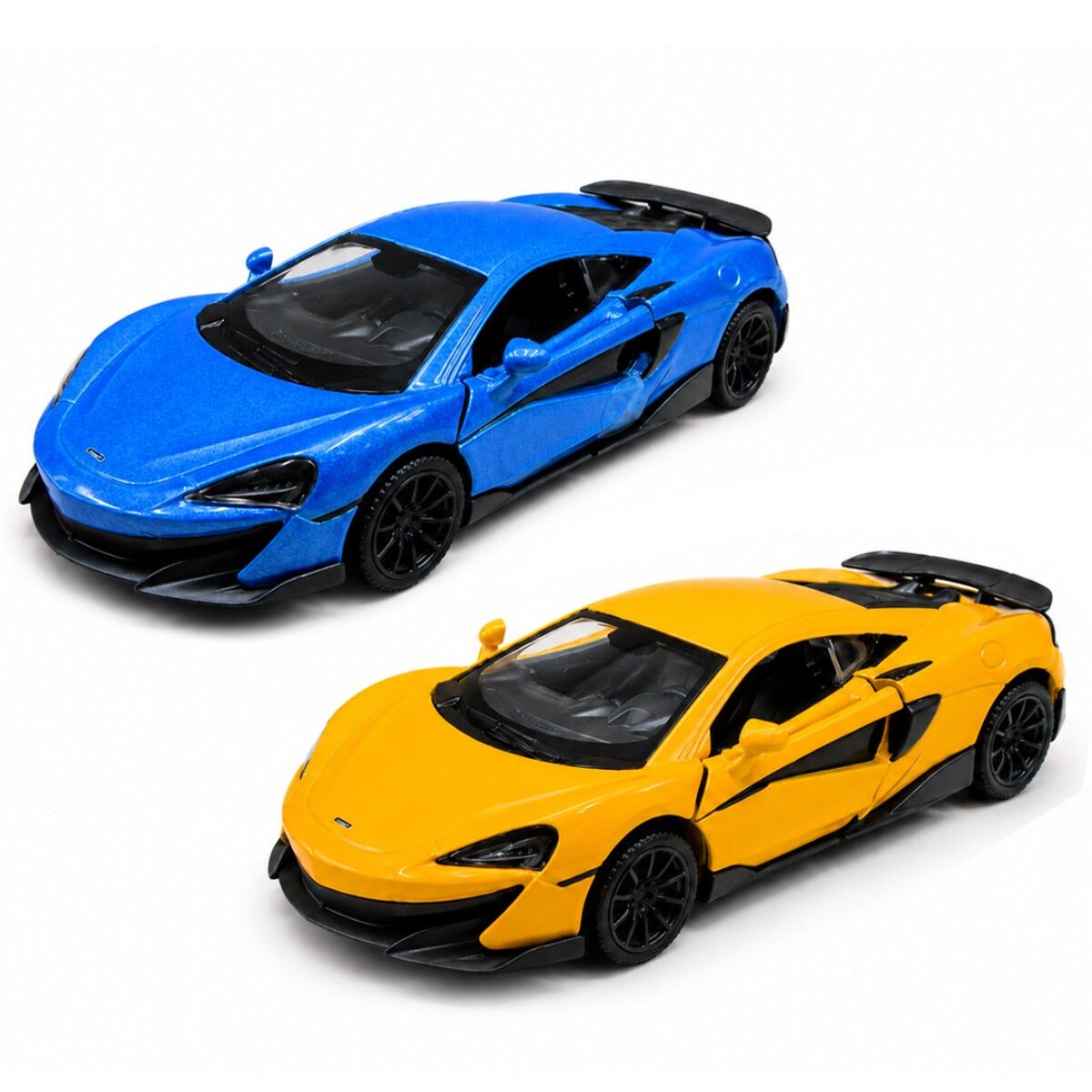 Автомодель – MCLAREN 600LT (синій, помаранчевий)