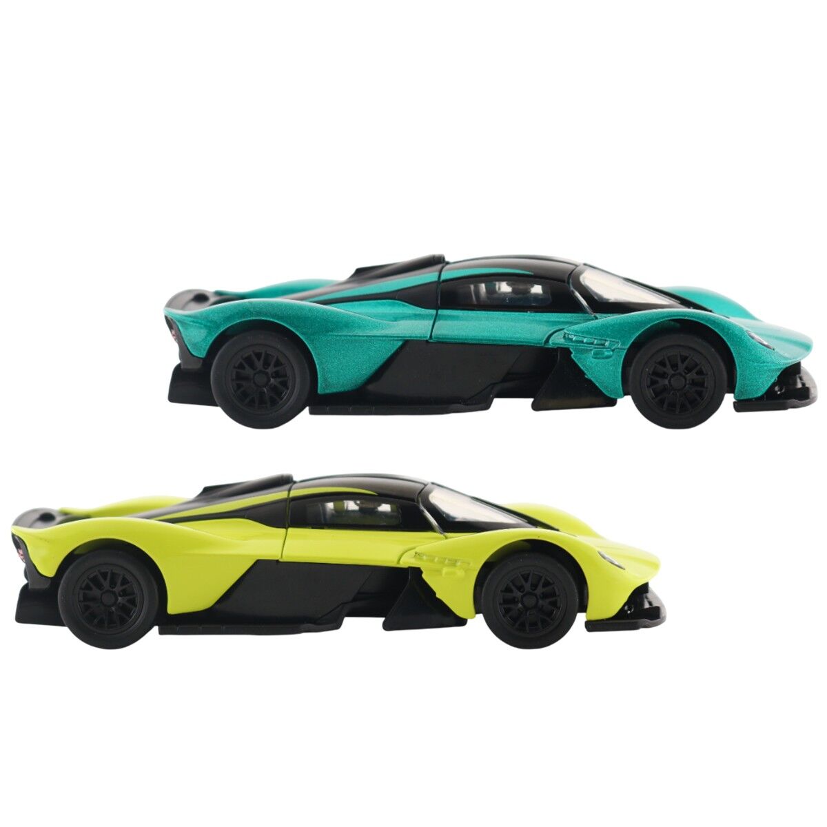 Автомодель - ASTON MARTIN VALKYRIE 2024 (зелений, жовтий)