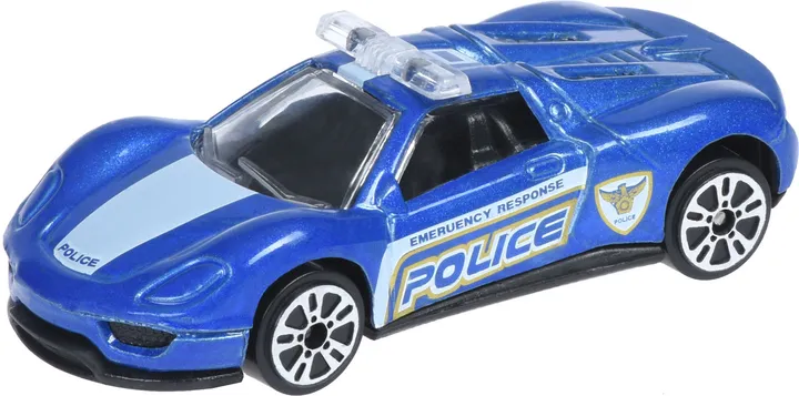 Колекційна моделька Same Toy Model Car Поліцейська машинка синя 1:64 (SQ80992-But-2)