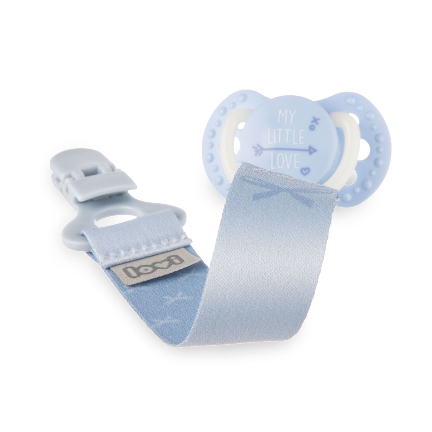 LOVI Ланцюжок до пустушки Baby Shower boy
