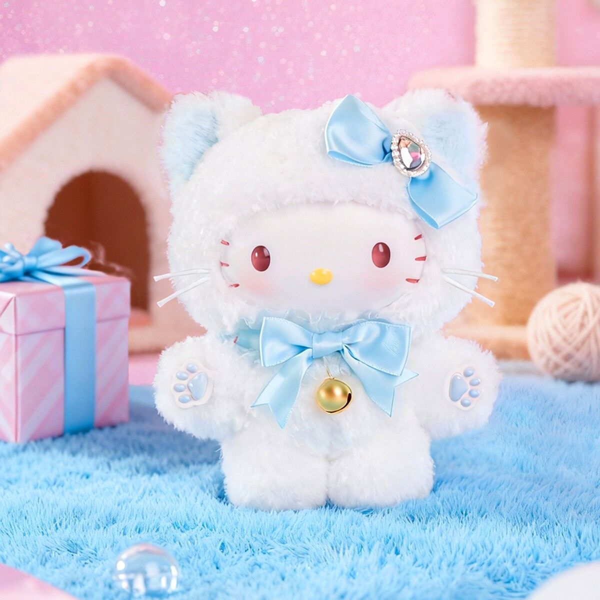 М’яка іграшка-сюрприз на кліпсі POP TOP SANRIO – МРІЯ З БАНТИКОМ