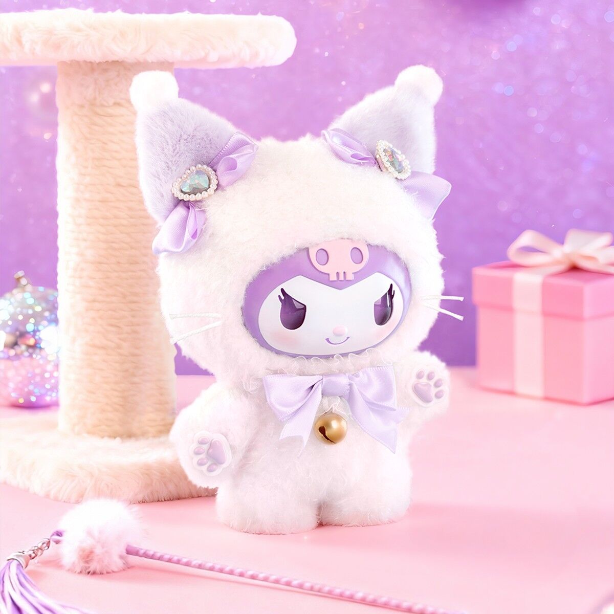 М’яка іграшка-сюрприз на кліпсі POP TOP SANRIO – МРІЯ З БАНТИКОМ