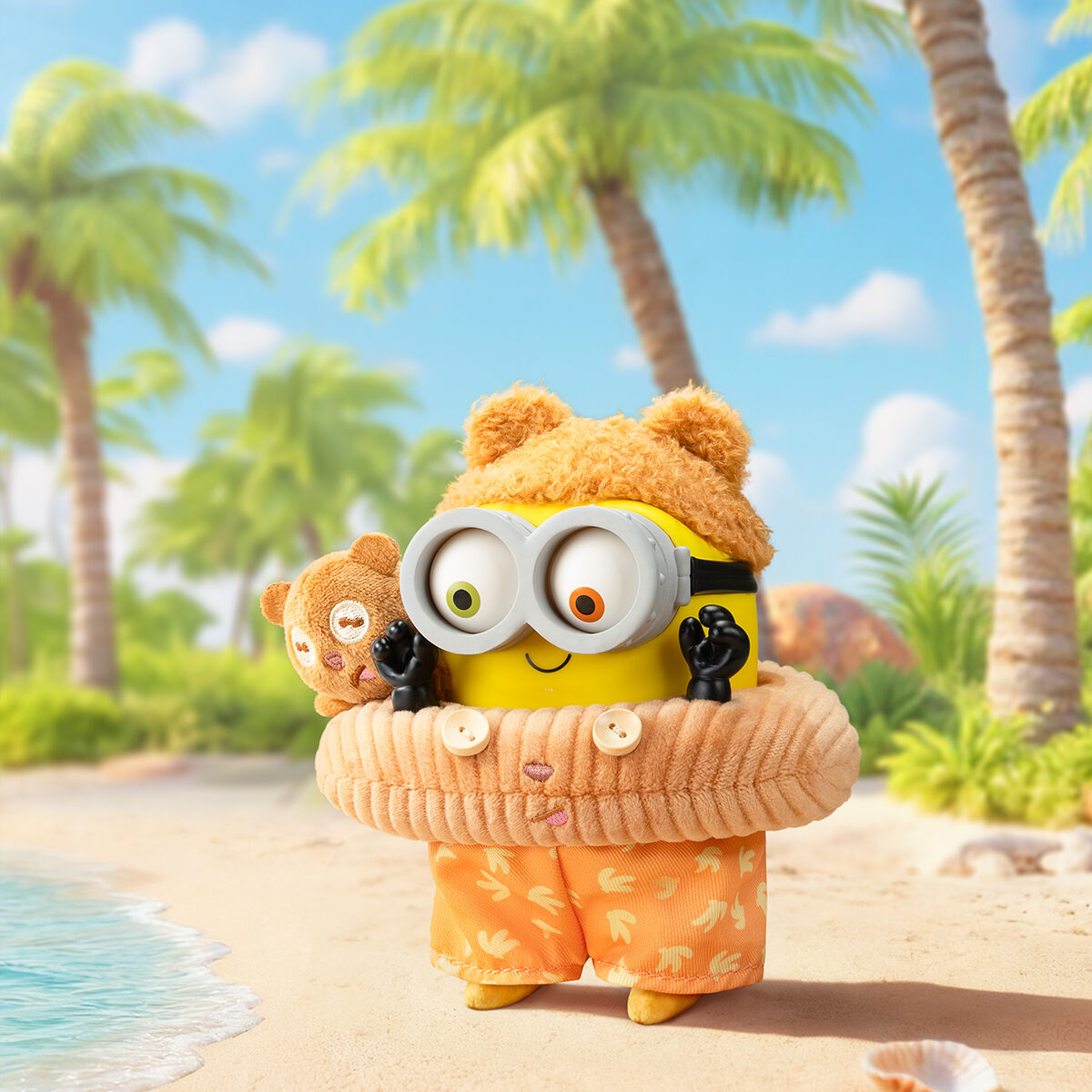 Колекційна м'яка іграшка з кільцем РOP TOP 52Toys серії "Bob & Tim" - ПОСІПАКИ (у дисп., в ас.)