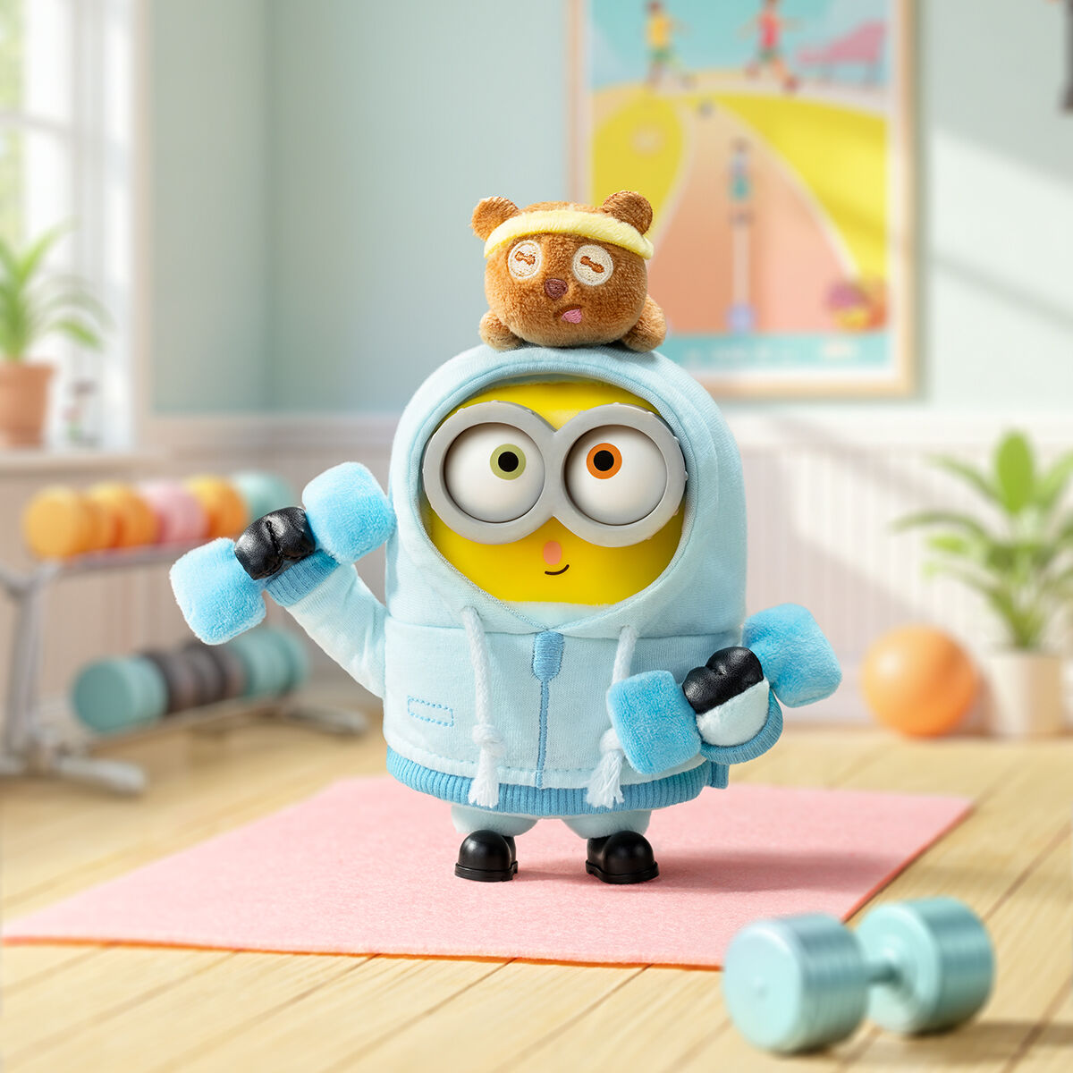 Колекційна м'яка іграшка з кільцем РOP TOP 52Toys серії "Bob & Tim" - ПОСІПАКИ (у дисп., в ас.)