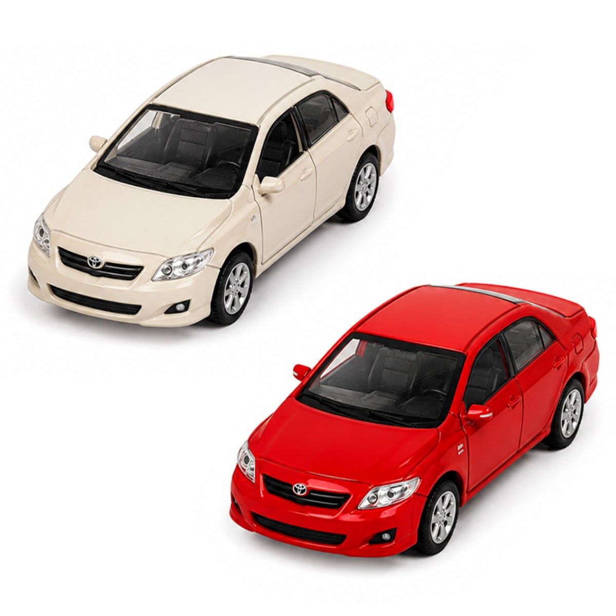 Автомодель – TOYOTA COROLLA (червоний, бежевий)