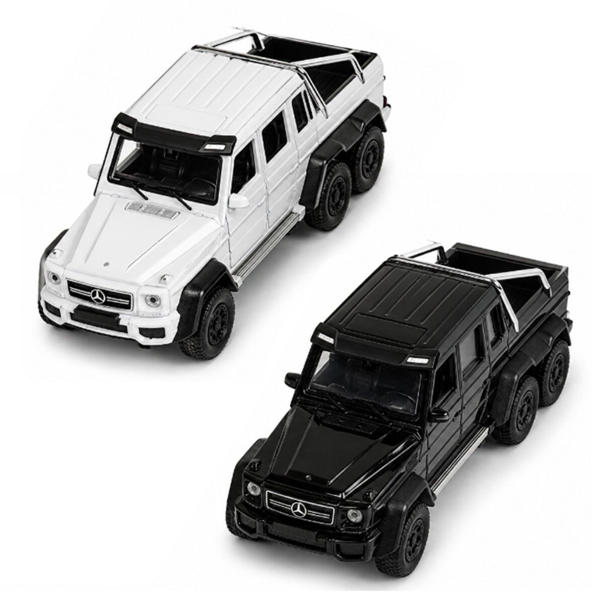 Автомодель – MERCEDES‑BENZ G 63 AMG 6X6 (білий, чорний)
