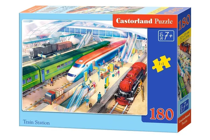 Пазли Castorland 180 елементів "Залізничний вокзал" (B-018475)