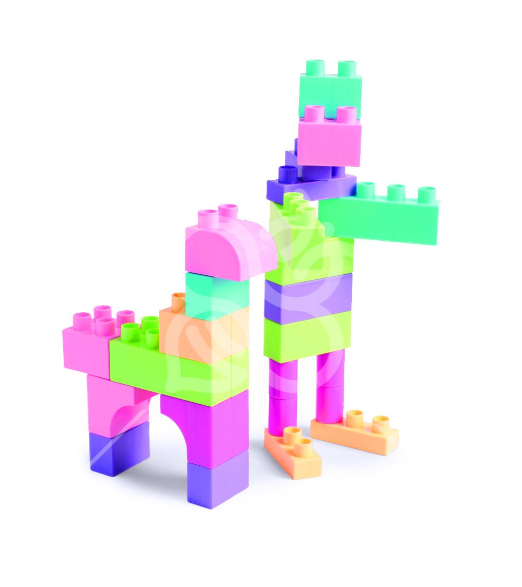 "Kids Blocks" конструктор 50 ел. рожевий