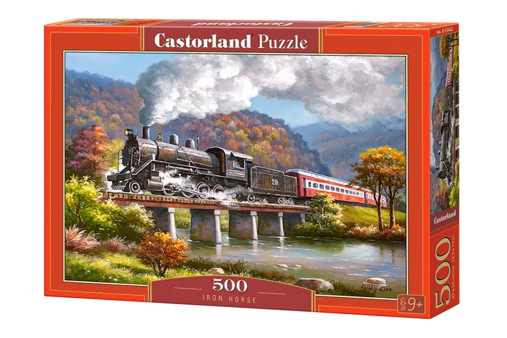 Пазл  "Потяг у горах" Castorland (B-53452) 500 ел